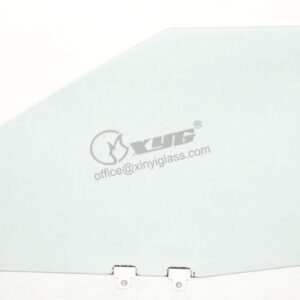 RH FRONT DR GLASS LAMINATED W/FITT GREEN